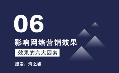 影響企業(yè)網(wǎng)絡(luò)營銷效果的六大因素