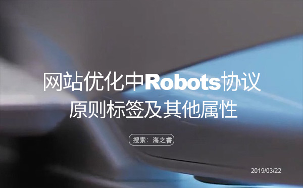 網站優化中Robots協議的原則標簽及其他屬性